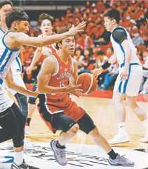 日本が白星発進、台湾に90―64　バスケットボール・男子W杯アジア1次予選