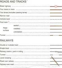 Topo250 / 1:250,000 Legend