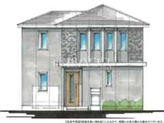 5号地　建物プラン例（パース・外観）　【国立市東３丁目】