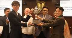 Guan Rong Tan and Yee Rei Lim receive INC prize 2025 from judges