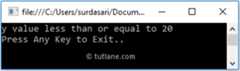 C# Nested If Else Statement Example Result