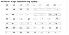 Merge Sort algorithm