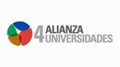 Gráfico con el logo de la A4U