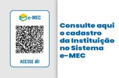 Imagem com QR Code do cadastro da instituição no sistem e-MEC