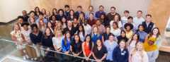 group photo of biomedical sciences students