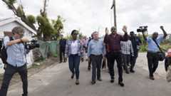 Secretary-General António Guterres visits Antigua, Barbuda and Dominica to to assess hurricane damage and recovery needs.