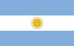 Argentine : drapeau - crédits : Encyclopædia Universalis France