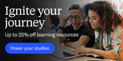 Ignite your journey. Up to twenty-five percent off learning resources.
