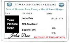 Oregon Concealed Carry Permit