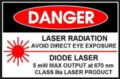 Danger Laser Radiation