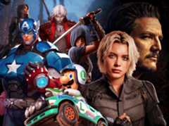 Polygon background image