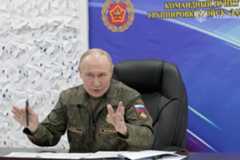 Russia's President Putin visits armed forces' command centre in the course of Russia-Ukraine conflict