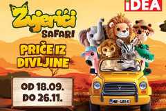 Zvjerići Safari u IDEA prodavnicama: Mala savana čeka velike...