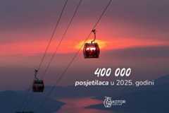 Žičaru Kotor–Lovćen posjetilo više od 400.000 ljudi