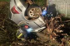 Nikšić: U nezgodi u Liverovićima povrijeđena jedna osoba