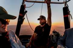 Hot air balloon ride in the Santa Ynez Valley