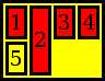 Table with three empty cells  in bottom row