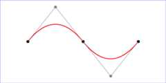 Example quad01 — quadratic Bézier commands in path data