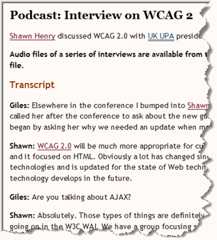 example transcript