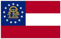 Flag of Georgia, USA