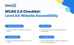 preview of level AA accessibility checklist