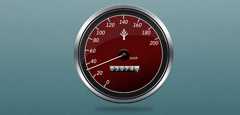 Create a Speed Gauge and Watch Icon - screen shot.