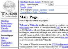 Wikipedia is launched