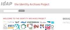 The Identity Archives Project - screen shot.