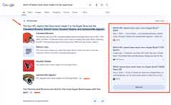 A screenshot of Google's AI overviews showing how AI-generated summaries appear above or alongside traditional search results.