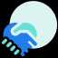 Shaking hands icon
