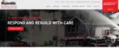 Reynolds Restoration Services website homepage