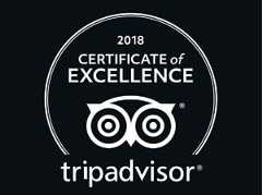 TripAdvisor 2018 Certificate of Excellence