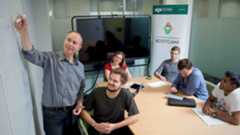 Mentoring session with student team Hatcher. 