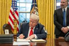 President Trump Executive Order Signing