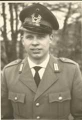 Egon Petersen als junger Rekrut der Deutschen Bundeswehr 1958