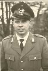 Egon Petersen als junger Rekrut der Deutschen Bundeswehr 1958