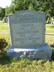 Edgar S , Adda Gourlay and Edgar G Pomeroy Headstone