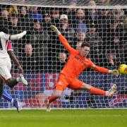 Chelsea's Estevao scores their side's first goal of the game during the Premier League match at Selhurst Park