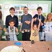 Seen here from left to right at the back - Auriel Glanville, club leader, Oliver Mallett, club assistant, Jack Southwood-Jeffries, Alexander Mallett, club assistant, Luciana Teuma, club assistant, and L-R:  Huxley McDonald, Jet Southwood-Jeffries