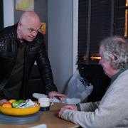 Ross Kemp opposite Paul Bradley as Nigel Bates in EastEnders in 2025