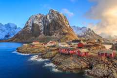 The landscape of the Norwegian Archipelago. 
