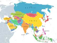 Map of Asia