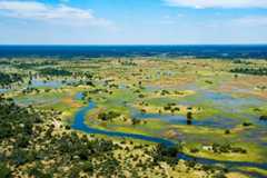 The Okavango Delta of Botswana.