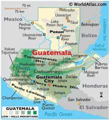 Guatemala map