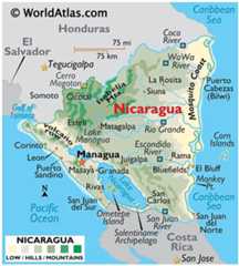 Nicaragua map