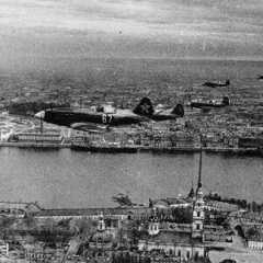 MiG-3 fighters over Leningrad