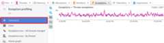 Exception telemetry