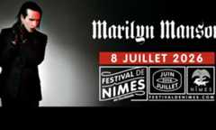 Marilyn Manson enflammera les Arènes de Nîmes le 8 juillet 2026 112 Marilyn Manson Nîmes 2026