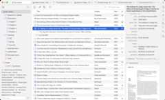 Screenshot of the Zotero desktop application