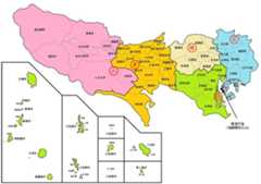 東京運輸支局管轄図